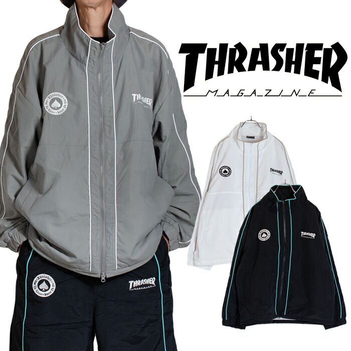 楽天市場】スラッシャー ナイロントジャケット THRASHER ウィンド
