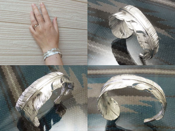 楽天市場】フェザー シルバーバングル【受注製作】女性 男性 イーグル