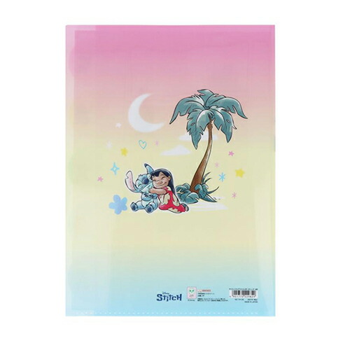 楽天市場】スティッチ ダイカット クリアファイル 5ポケット 水彩