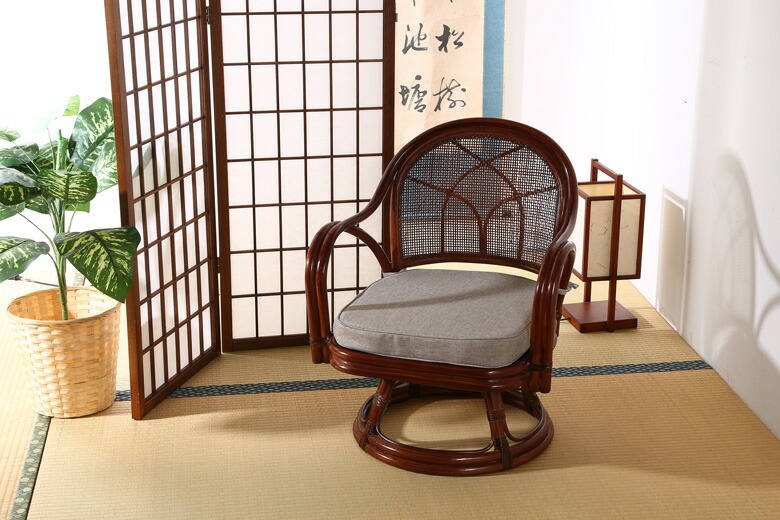 楽天市場】【送料無料_c】不二貿易 回転 座椅子 ナチュラル ブラウン