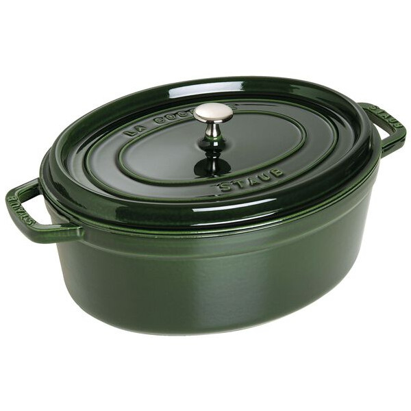 楽天市場】staub ココット オーバル 23cm バジルグリーン 40509－646の通販