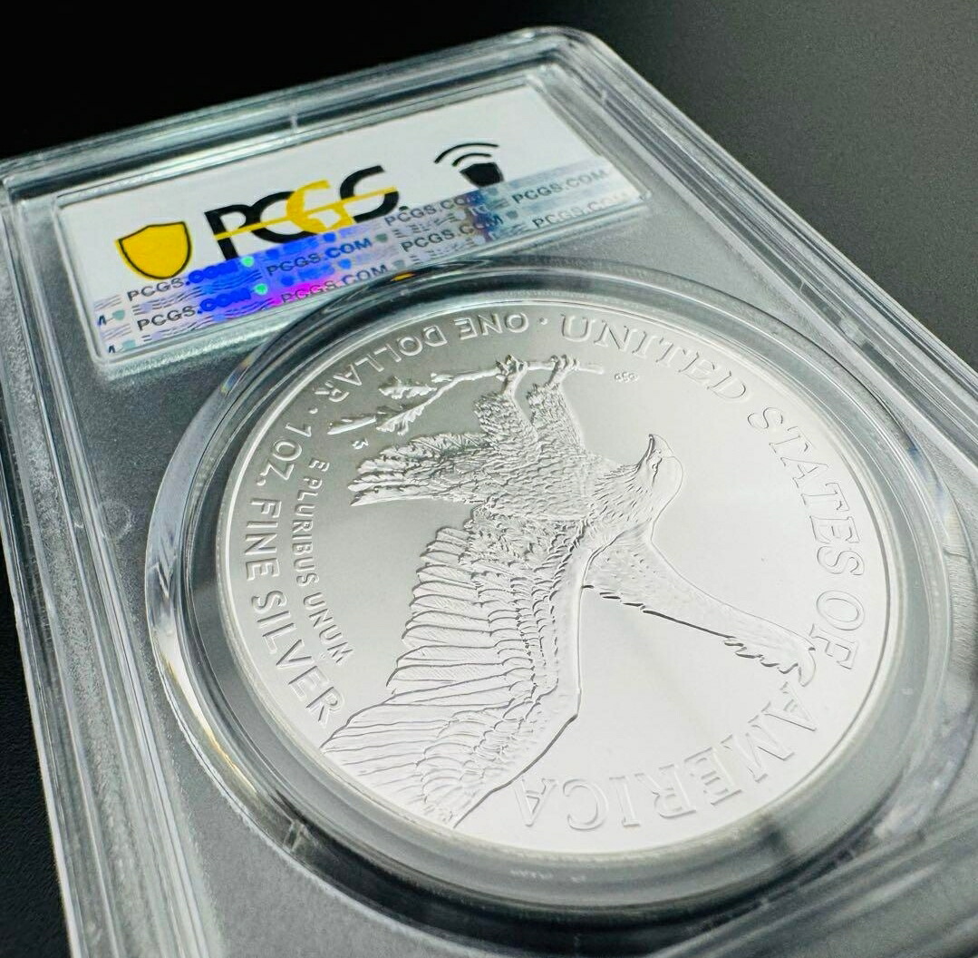 楽天市場】【PCGS MS70】 シルバー トランプ大統領 イーグル銀貨 1