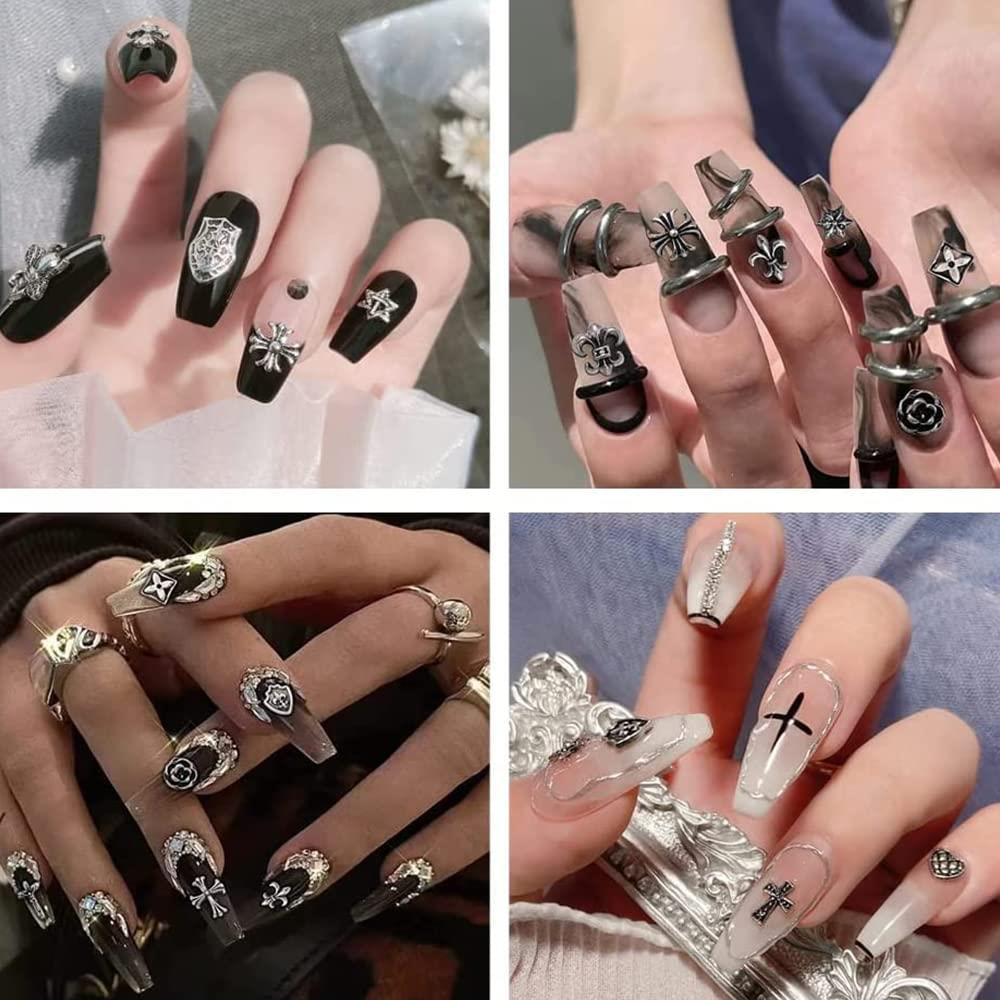 楽天市場】LIKENNY ネイルパーツ パンク風 メタルパーツ レトロ