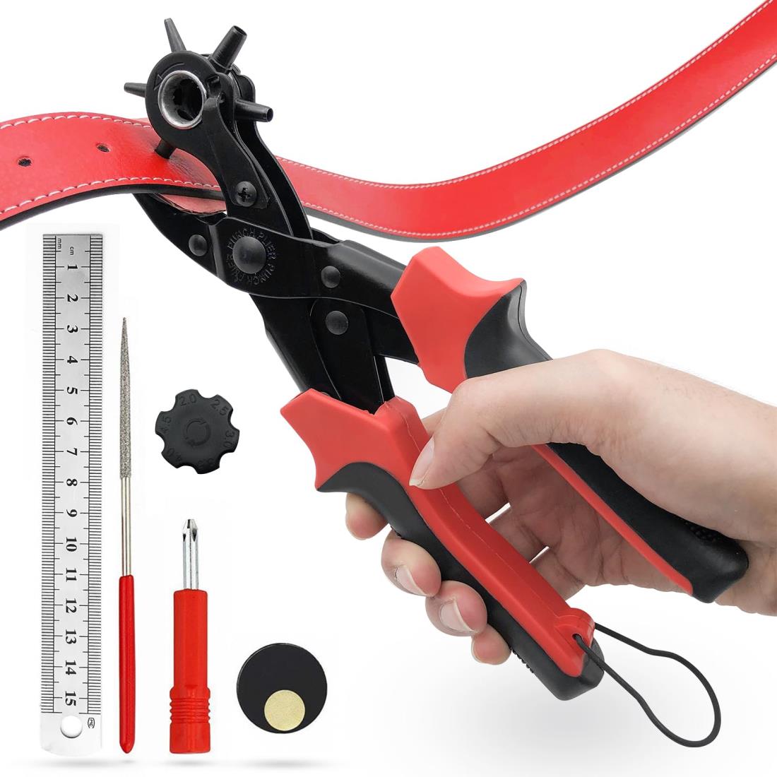 楽天市場】Zthluyc ベルト 穴あけ ベルト穴開けパンチ レザーパンチ