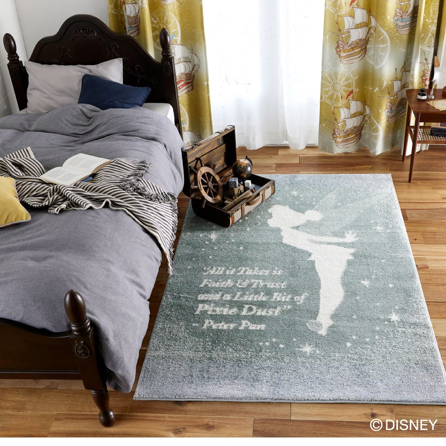 楽天市場】ディズニー ラグ カーペット マット 130×185cm ティンカー