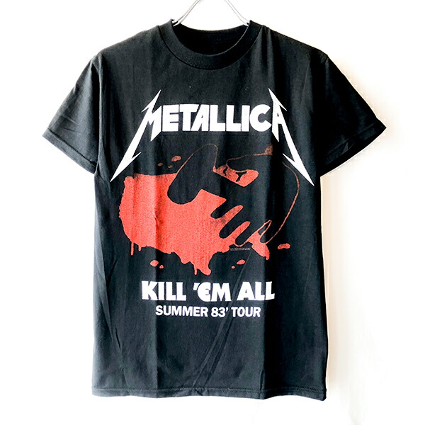 楽天市場】メタリカ METALLICA 正規品 tシャツ KILL' EM ALL SUMMER 83