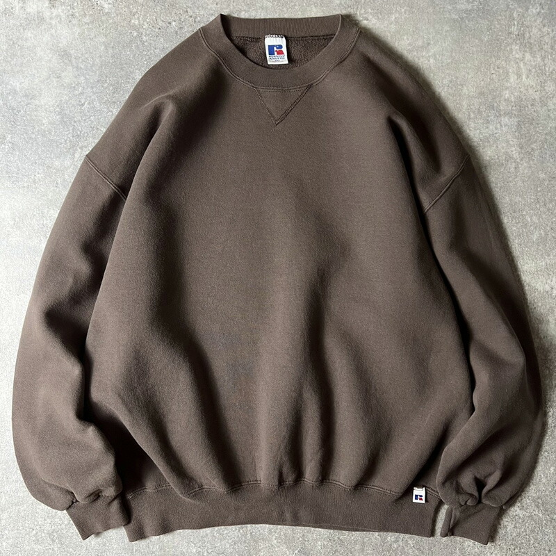 楽天市場】90s USA製 RUSSELL 無地 前V スウェット トレーナー XXL