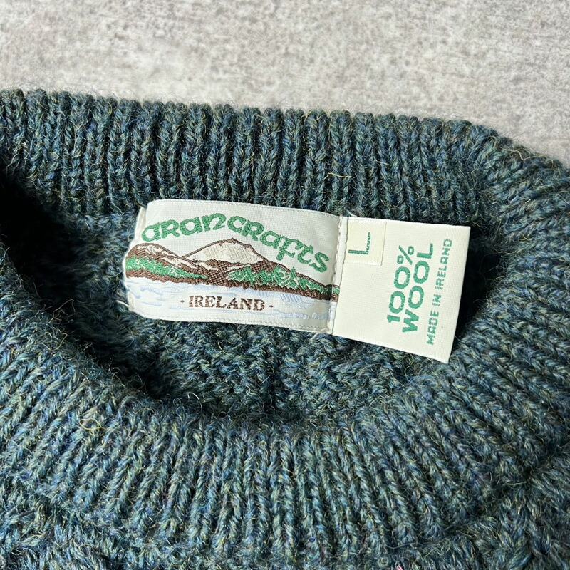 楽天市場】アイルランド製 aran crafts ウール フィッシャーマン