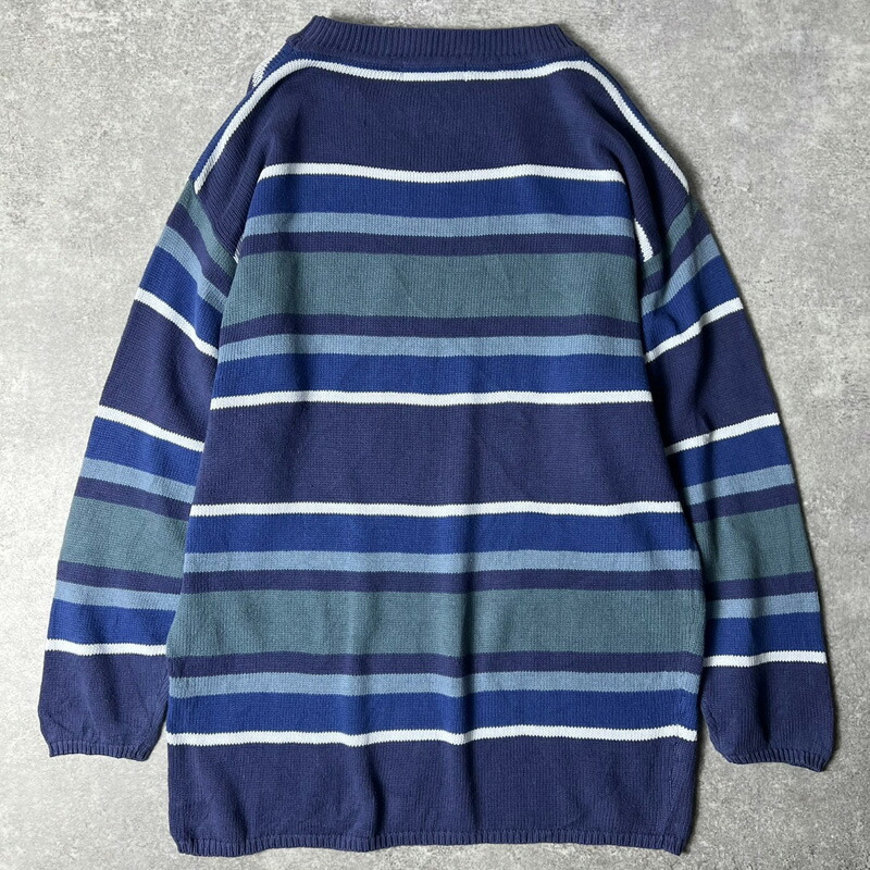 楽天市場】80s 黒タグ Eddie Bauer マルチカラー ボーダー コットン