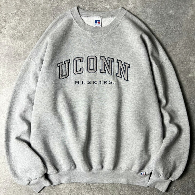 楽天市場】90s RUSSELL 2段 カレッジ 刺繍 スウェット トレーナー XXL