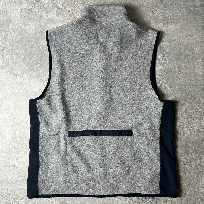 楽天市場】90s GAP フルジップ ナイロン 切替 フリース ベスト L / 90