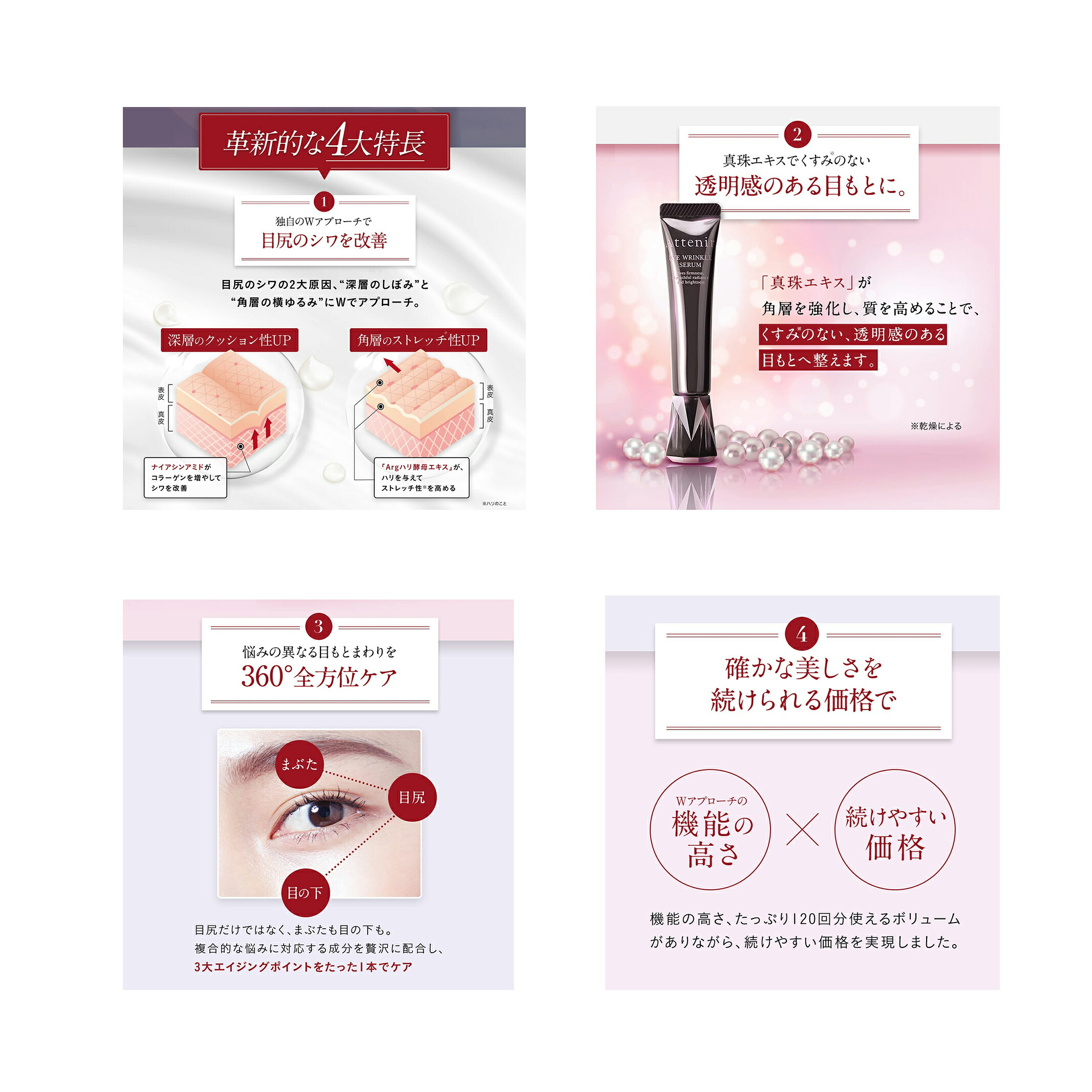 楽天市場】(1本) Attenir アテニア アイ リンクルセラム 目もと用美容