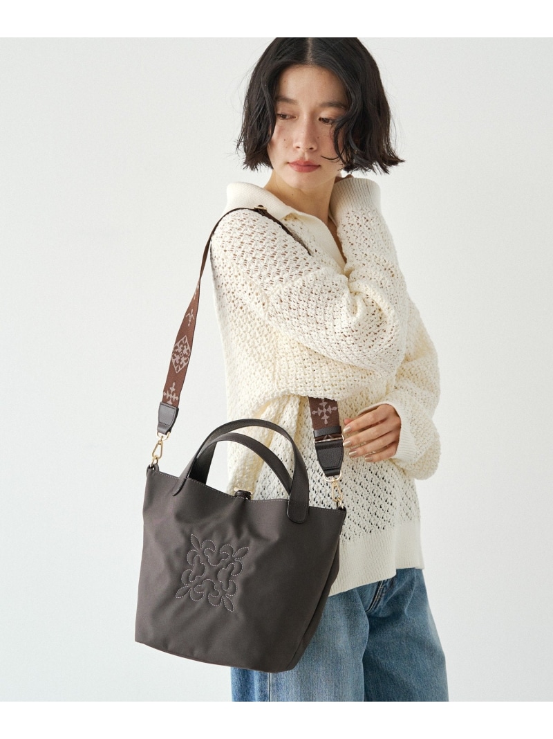 楽天市場】コーデュラナイロン2WAYミニトートバッグ russet ラシット