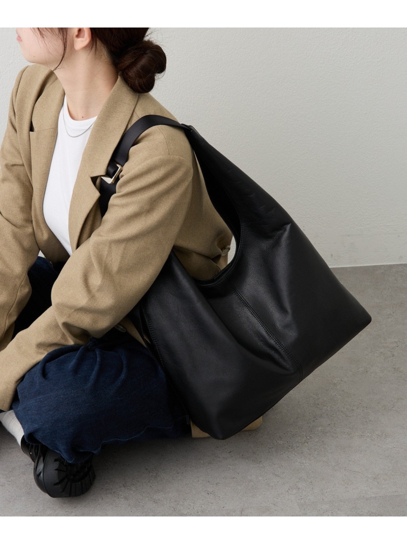 楽天市場】レザーホーボーバッグ L russet ラシット バッグ ショルダー