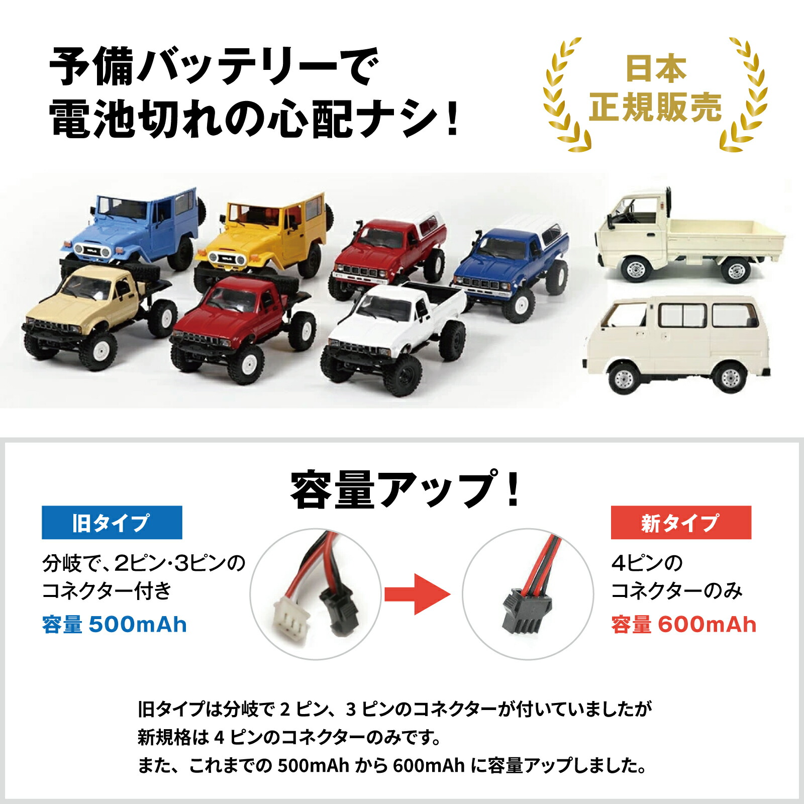 楽天市場】【正規品・PSEマーク付き】お得な3個セット WPL JAPAN C