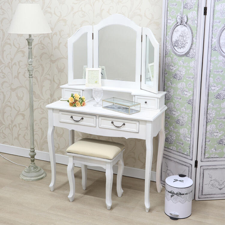 楽天市場】マチルドエム ドレッサー(スツール付)フランス シャビー