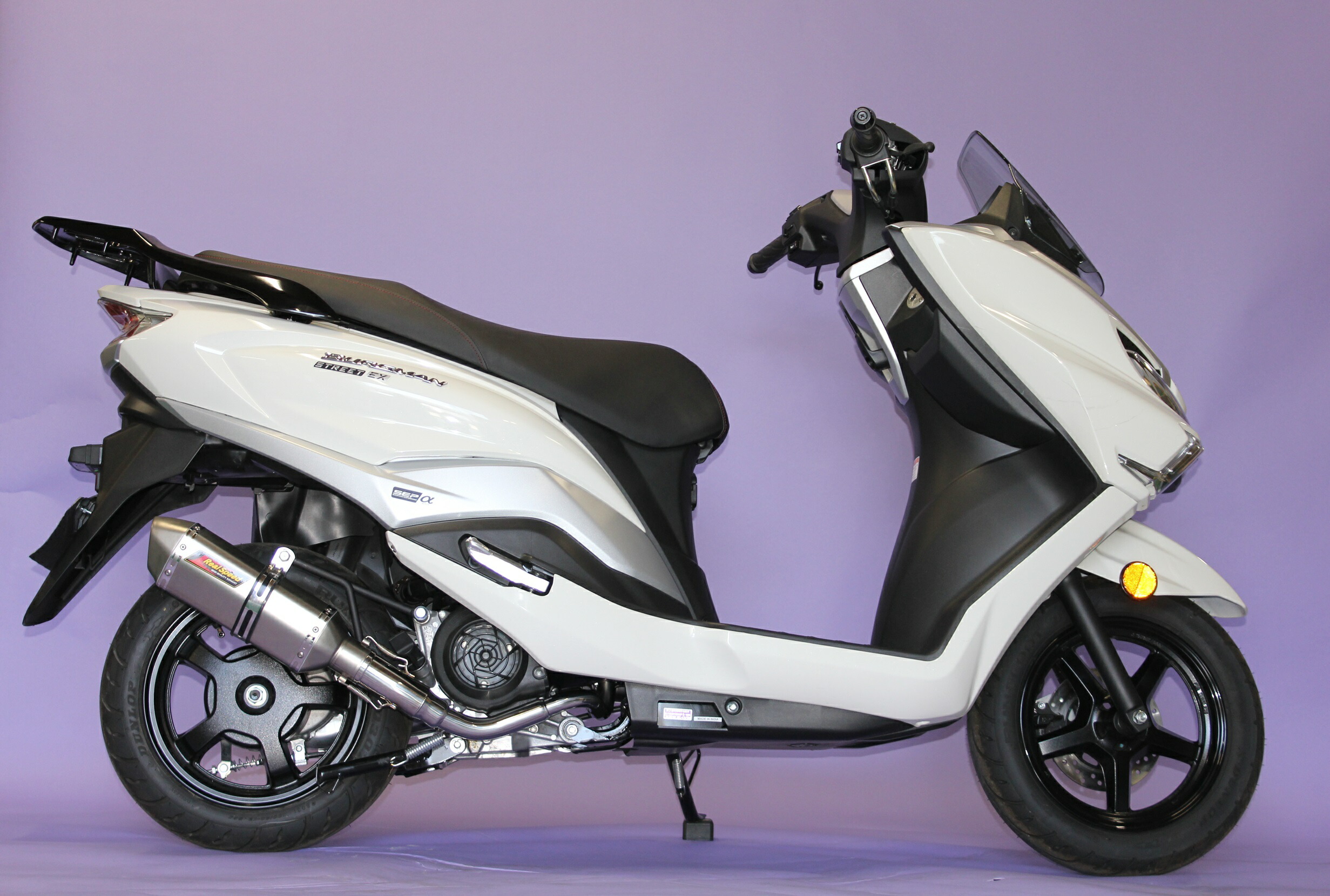 楽天市場】バーグマンストリート125EX バイクマフラー 8BJ-EA23M SABER