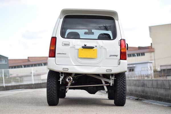 楽天市場】ジムニー マフラー JB23W 1型〜10型 ステンレス SUS 左出し