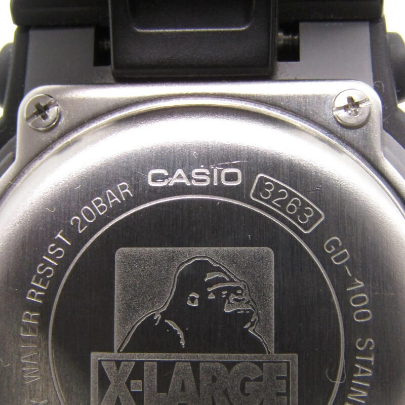 楽天市場】【中古】CASIO G-SHOCK Gショック GD-100 X-LARGE コラボ