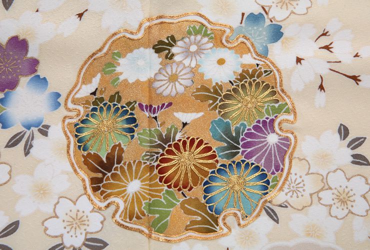 楽天市場】【レンタル】 訪問着 レンタル 個性的 正絹 mtu_77 雪輪に