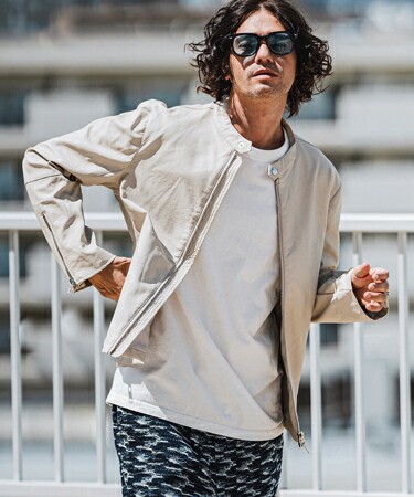 楽天市場】【CAMBIO(カンビオ)】PUシングルライダースジャケット : CAMBIO