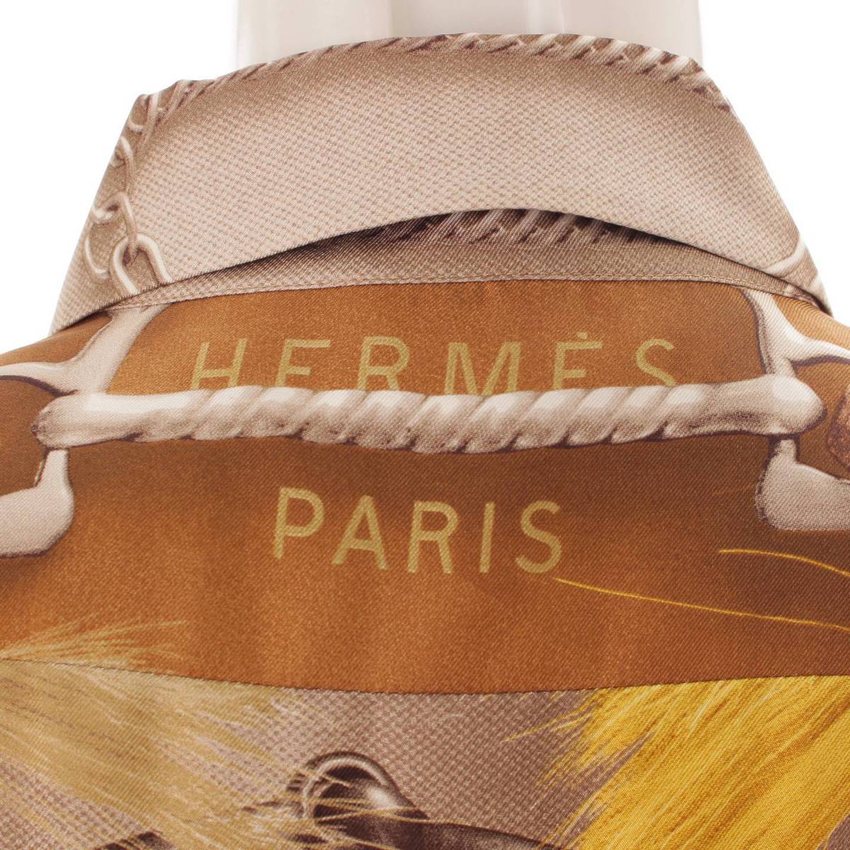 楽天市場】【エルメス】Hermes ゴルチエ期 シルクシャツ ブラウス 馬具