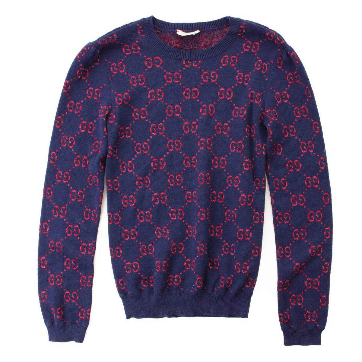 楽天市場】【グッチ】Gucci キッズ GG柄 ラメ ニット セーター