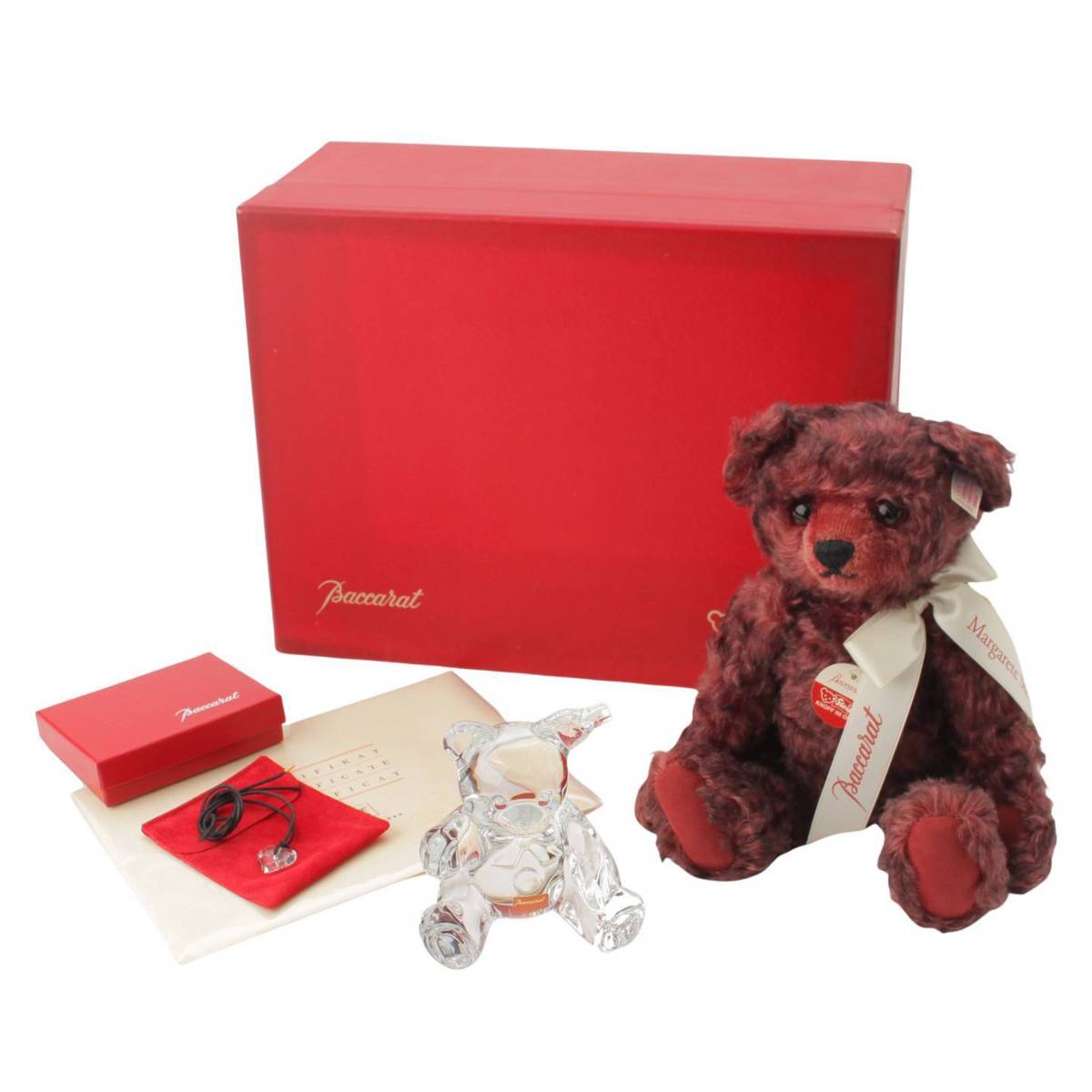 楽天市場】【シュタイフ】Steiff バカラ コラボ クリスタルペンダント