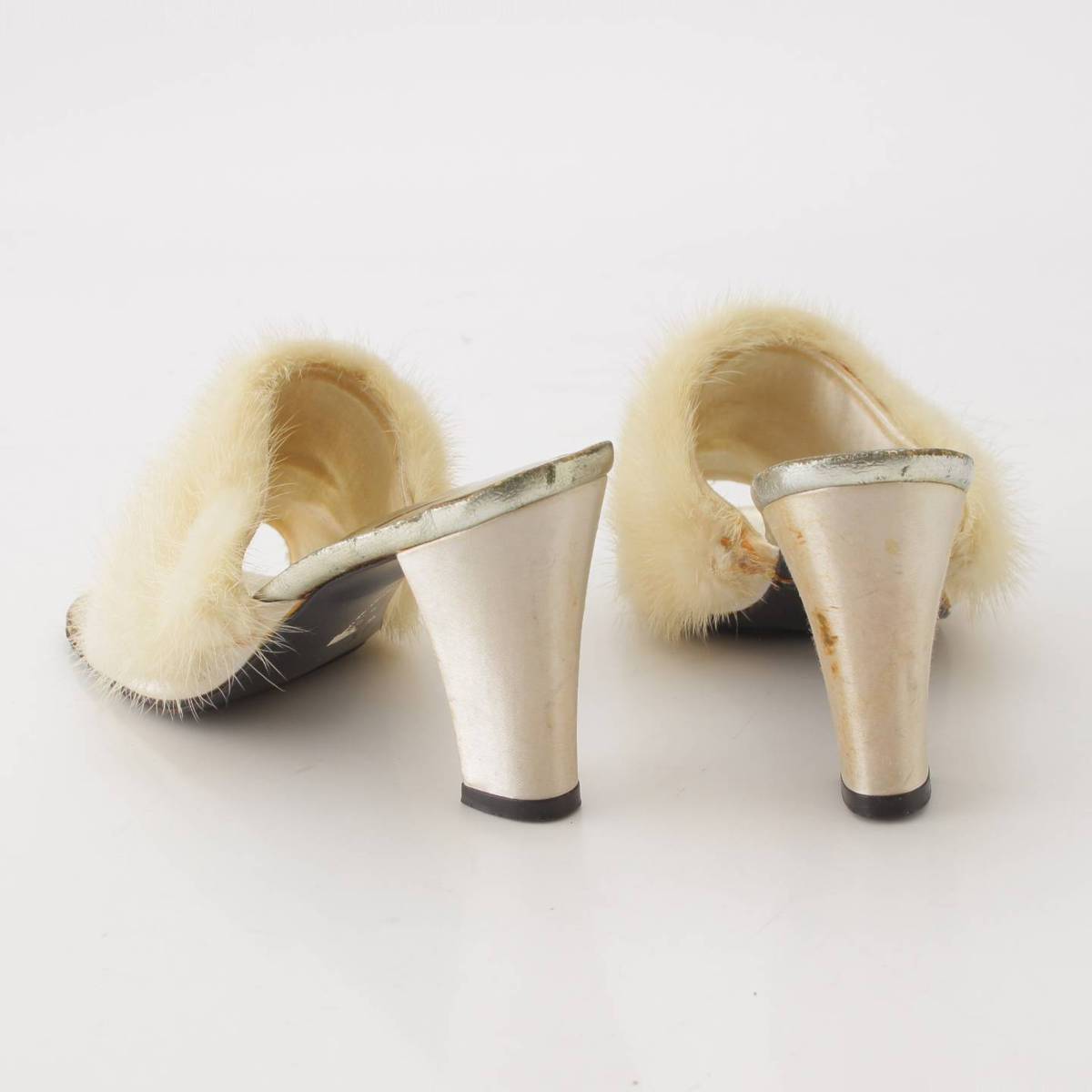 楽天市場】【ディオール】DIOR ミンクファー レザー ヒール サンダル