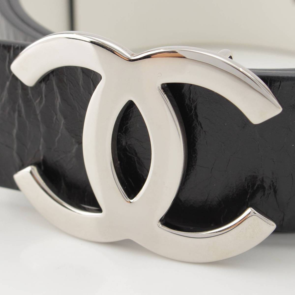 楽天市場】【シャネル】Chanel ココマークバックル ロゴ レザー