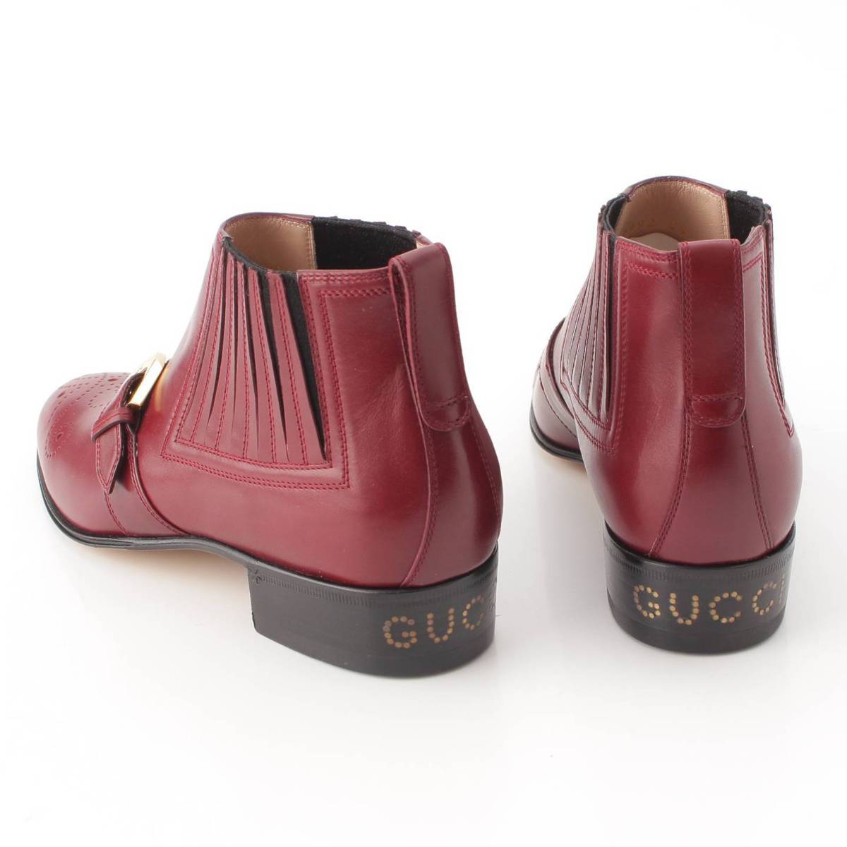 楽天市場】【グッチ】Gucci メダリオン レザー ベルト ショート ヒール