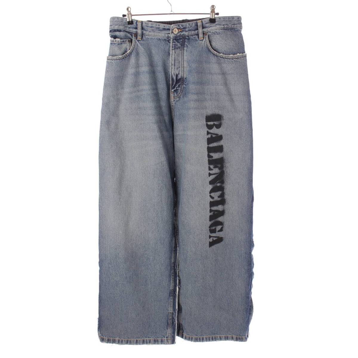 楽天市場】バレンシアガ BALENCIAGA 23年 ロゴペイント 切替 ワイド