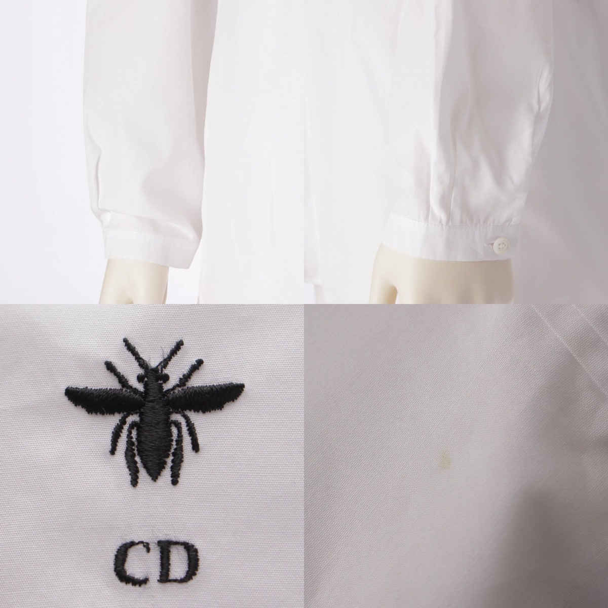 楽天市場】【ディオール】DIOR 20年 Bee ビー刺繍 プルオーバー シャツ