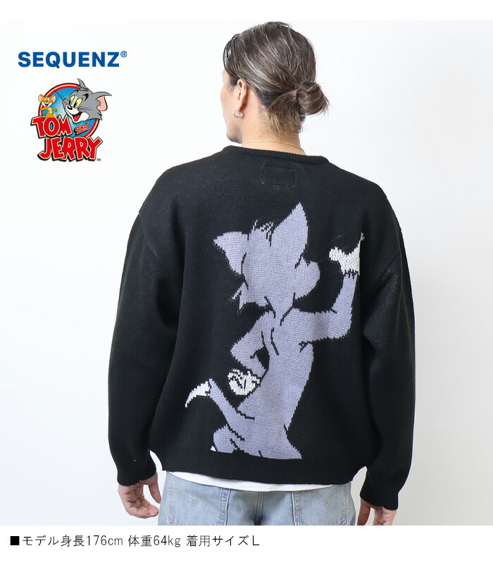 楽天市場】SEQUENZ トムとジェリー キャラクター セーター ニット