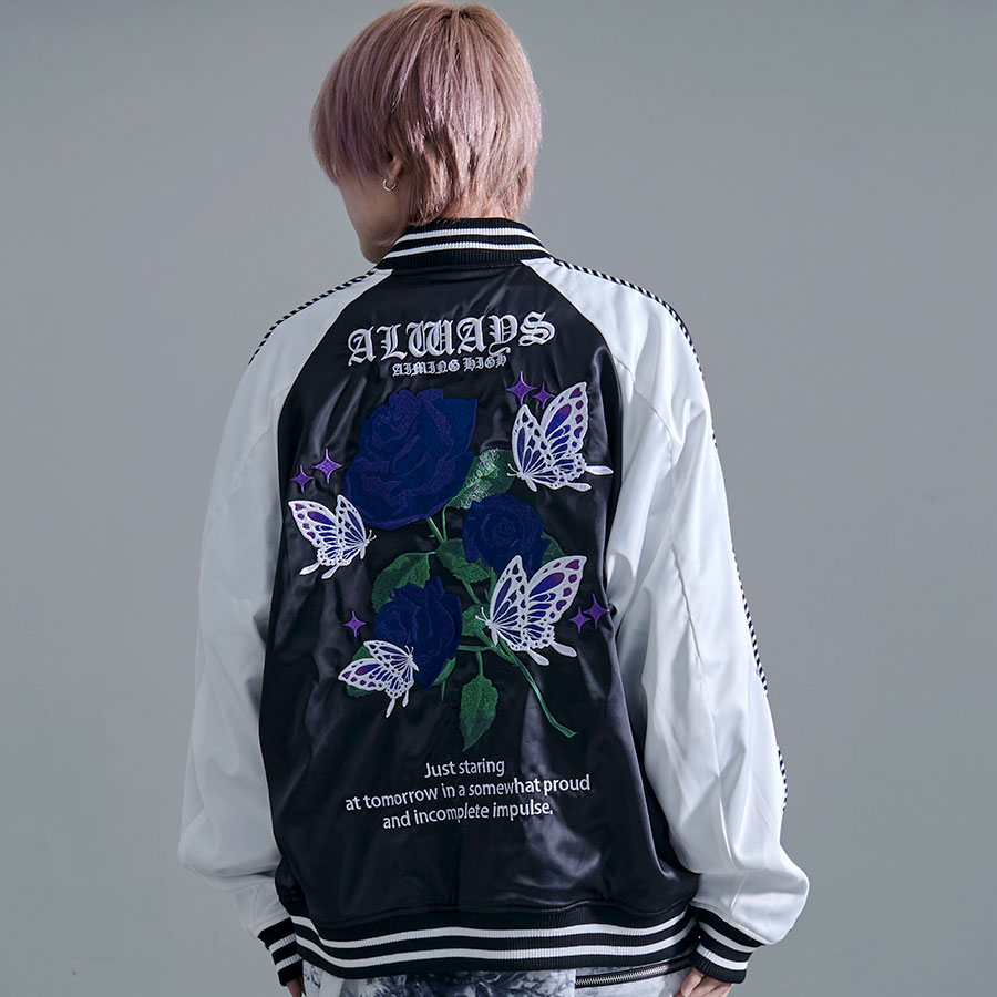 riku.riku.ruru】 【COACH】スカジャン リバーシブル riku.riru.ruru