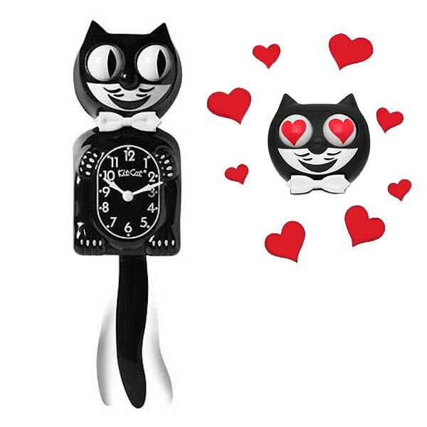 楽天市場】【Kit-cat Klock】キット キャット クロック 黒猫 振り子