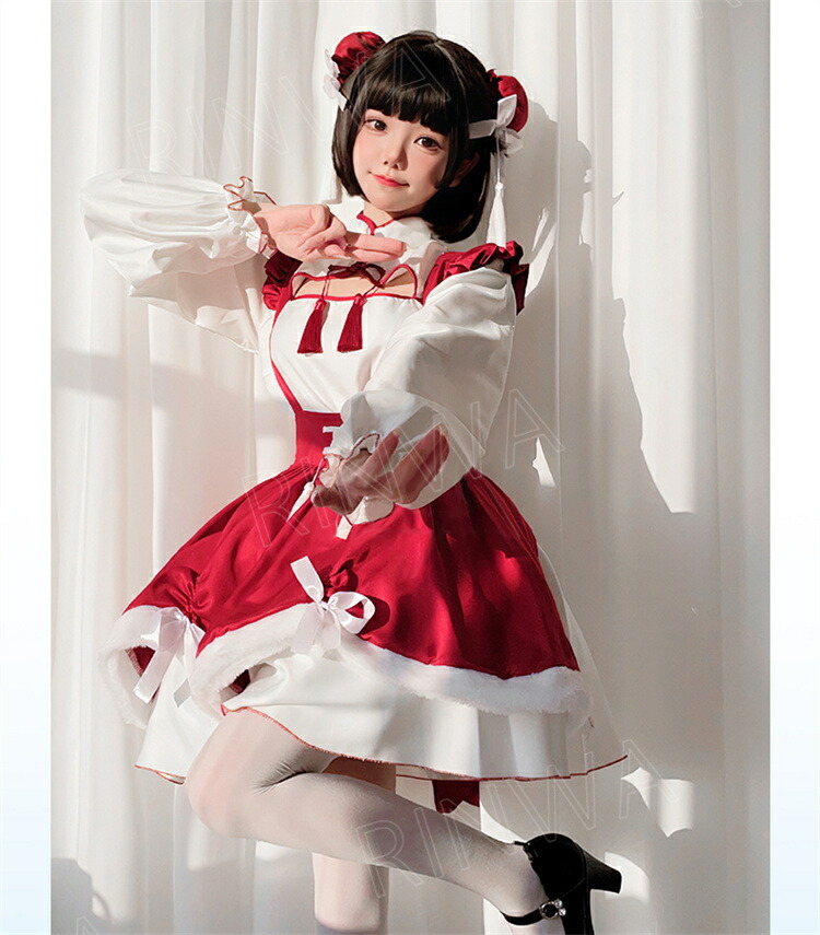 楽天市場】チャイナ コスプレ ハロウィン チャイナドレス レッド