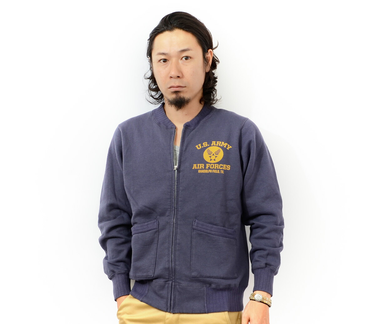 楽天市場】バズリクソンズ スウェット フルジップ ジャケット BUZZ