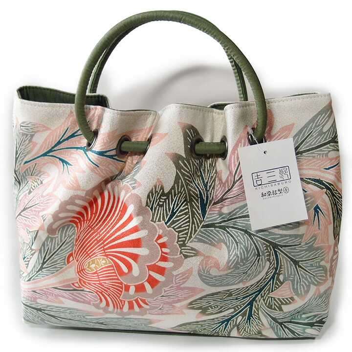 楽天市場】和装 バッグ ハンド バッグ 西陣織 和染 紅型 栗山 吉三郎