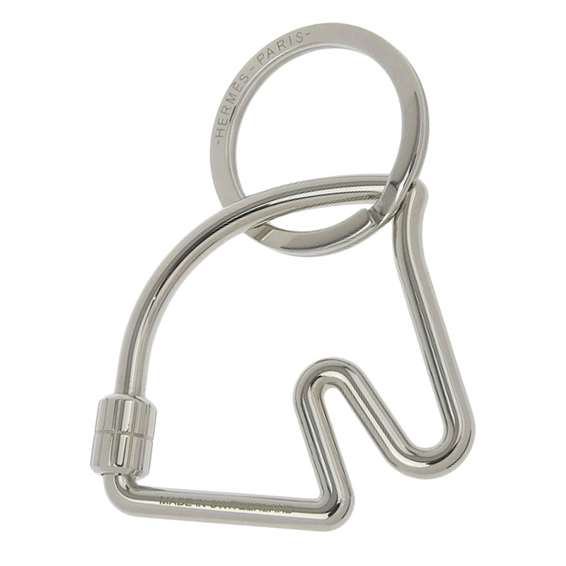 楽天市場】【中古】 エルメス HERMES シュバル キーリング メタル