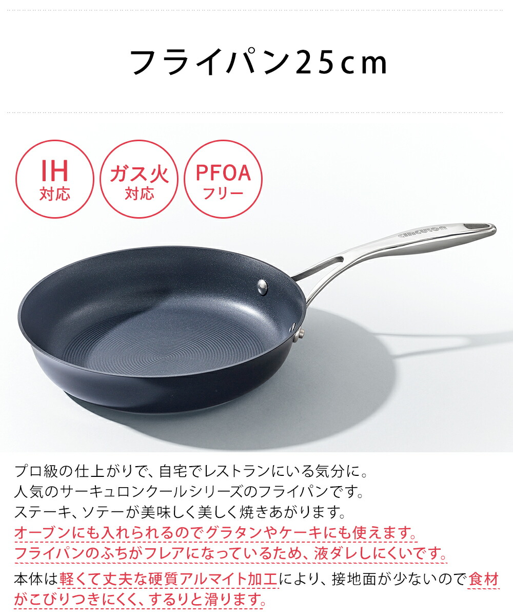 楽天市場】マイヤー サーキュロン フライパン 4点セット ガス火 IH対応