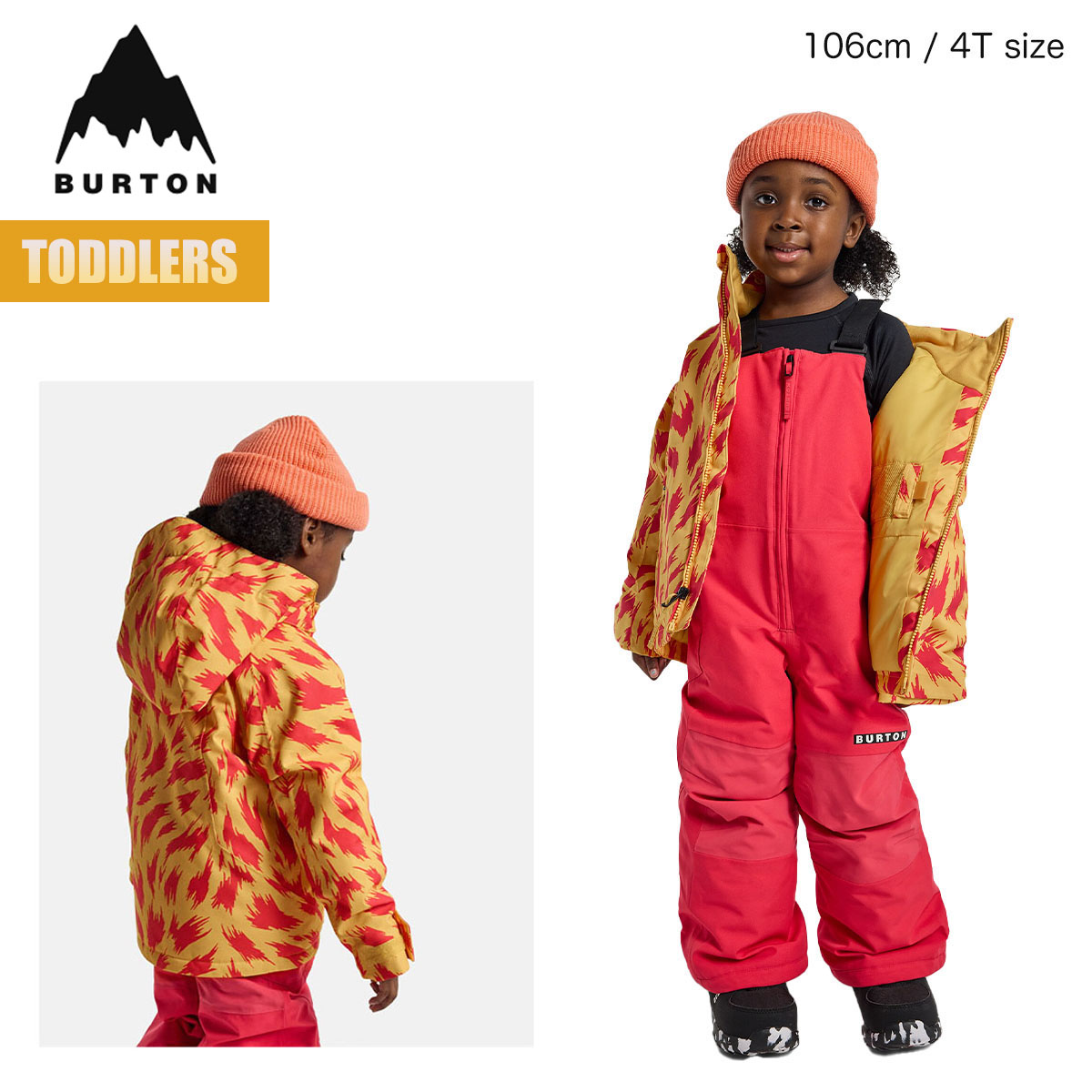 chan-m✴︎BURTON キッズスノーウェア4T/100サイズ chan-m✴︎BURTON