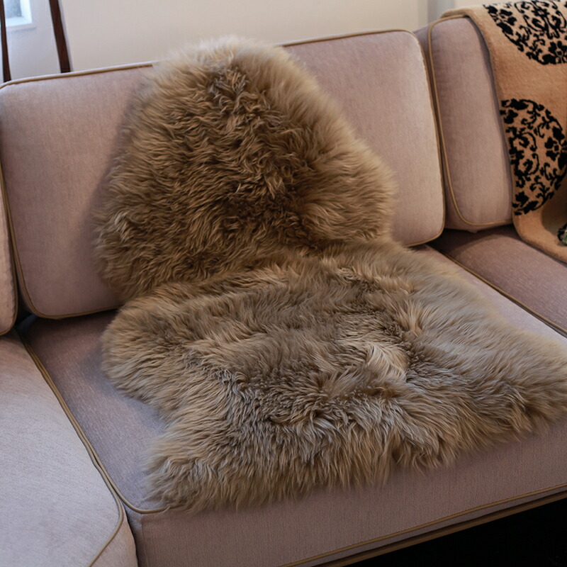 楽天市場】シープスキン（羊の毛皮）ライトブラウン［NATURES