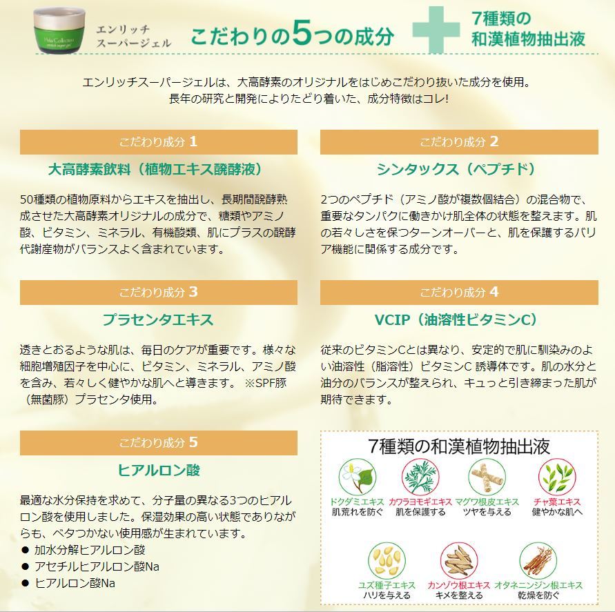 楽天市場】2個セット 大高酵素 エンリッチスーパージェル 50g ×2個