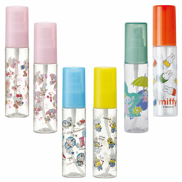 楽天市場】【送料無料】 キャラクター スプレーボトル ミニボトル