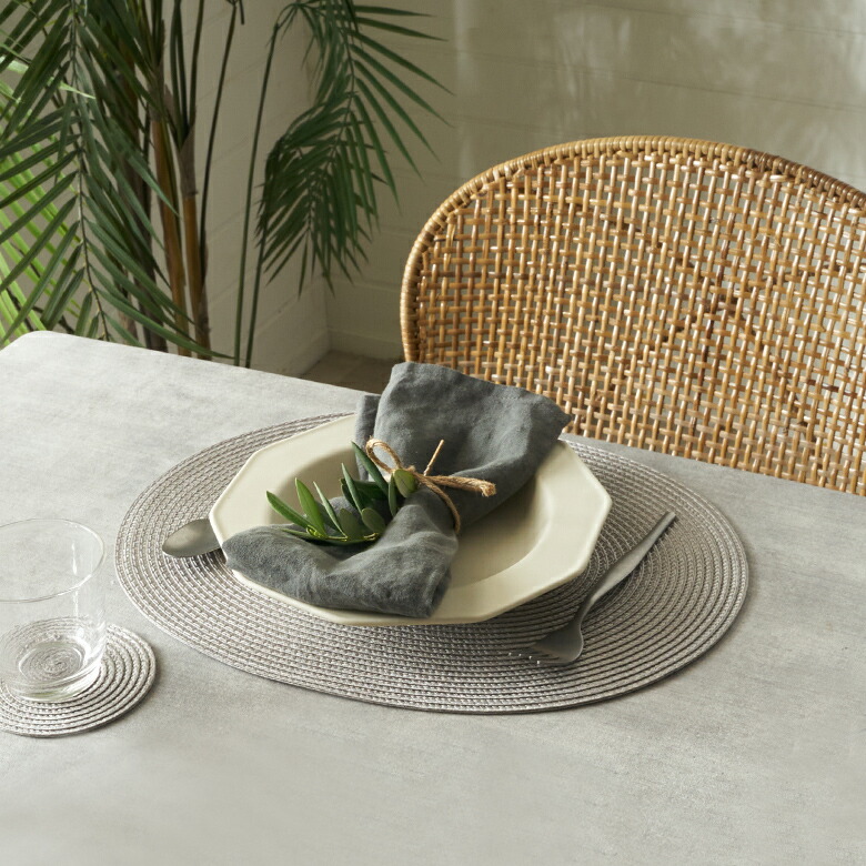 楽天市場】ランチョンマット オーバル 4枚セット 4色展開 今なら