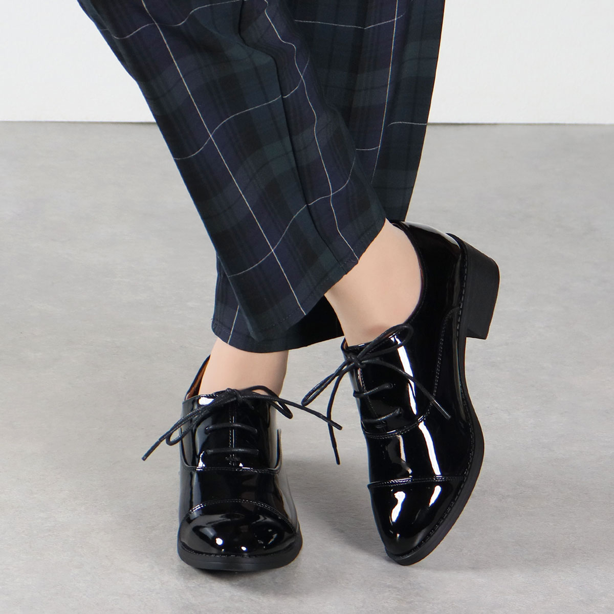 楽天市場】オックスフォードシューズ レディース 黒 レースアップ