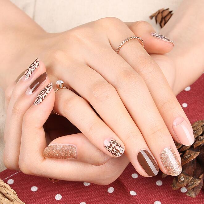 楽天市場】ネイルシール 貼るだけ レオパード ゴールド ゴージャス