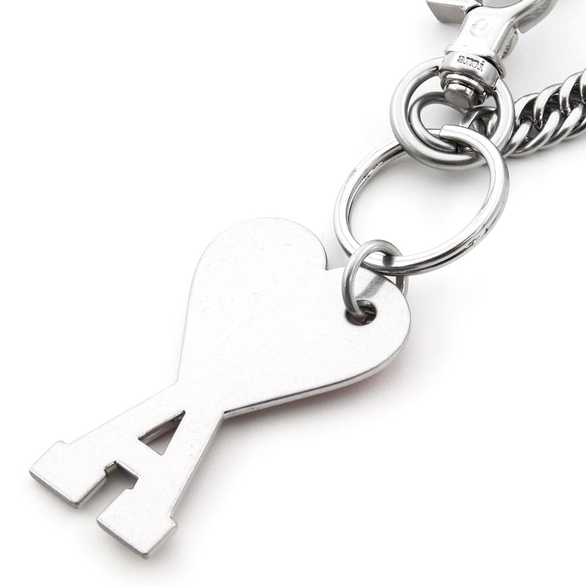 楽天市場】アミパリス AMI PARIS キーリング チェーン付きキーリング