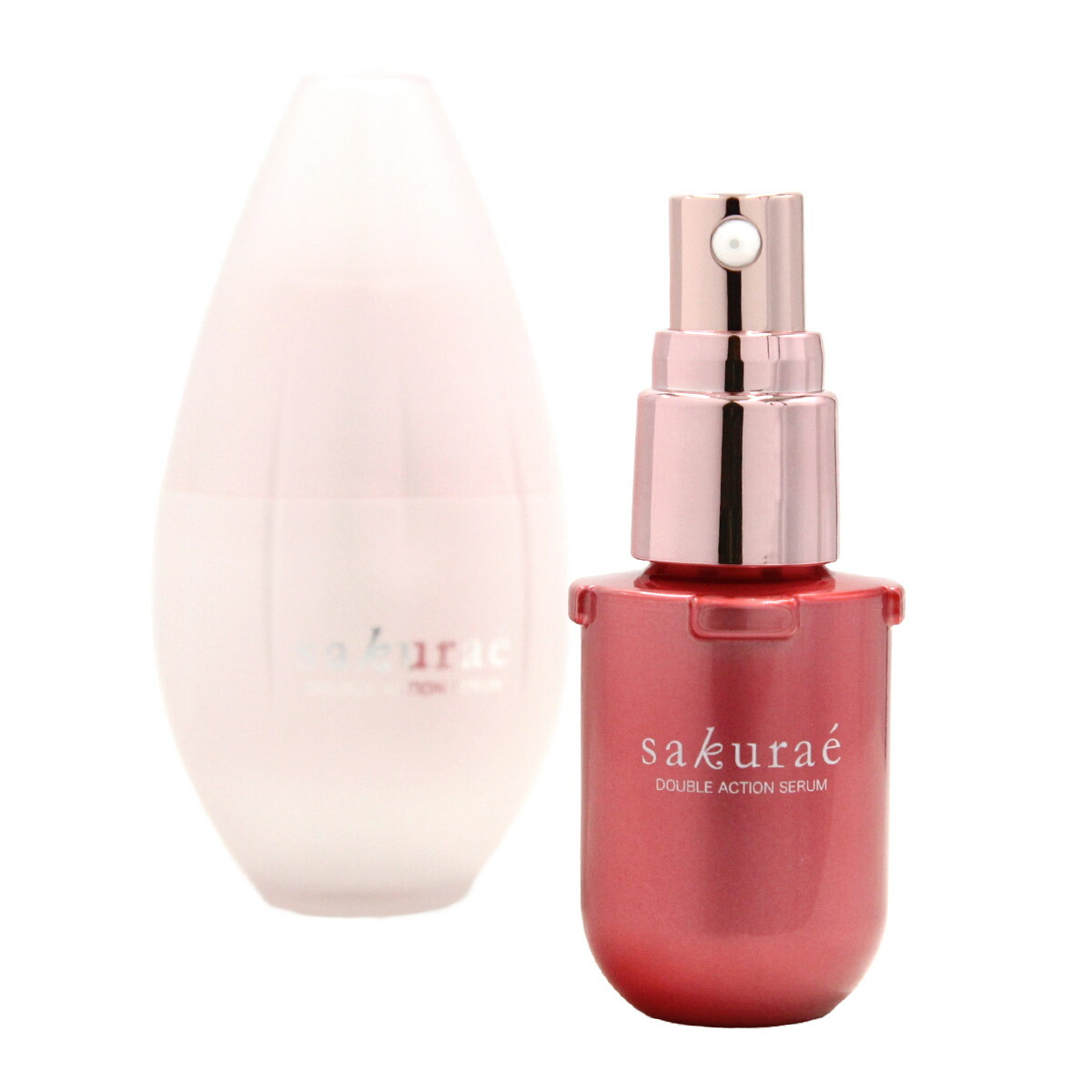 サクラエ ダブルアクションセラム(リフィル) & ピンクポーチ サクラエ